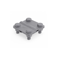 Złącze krzyżowe 4-otworowe 8/20 do połączeń drutu odgromowego, 1.1 OG | 90100102 Elko-Bis