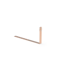 Uchwyt pod dachówkę L-330/z zaczepami/skręcany, 10.2/Z/S CU | 91003003 Elko-Bis