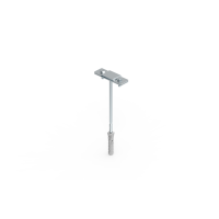 Uchwyt z kołkiem Fi-12 L-160, 12.3/B OC | 91230301 Elko-Bis