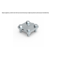 Złącze uniwersalne odgałęźne do połączeń drut/bednarka, 14.1 NI | 91400105 Elko-Bis