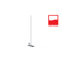Maszt odgromowy 2m z podstawą metalową, 43.2/M AL | 94382009 Elko-Bis