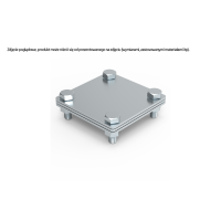 Złącze uniwersalne odgałęźne 100x100mm, 14.4 CU | 91400403 Elko-Bis