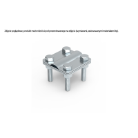 Złącze uniwersalne odgałęźne na pręt Fi 16/b30, 14.5 CU | 91400503 Elko-Bis