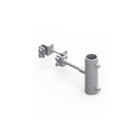 Wysięgnik lampowy czteroramienny na słup oświetleniowy Fi-60 90st | 41010402 Elko-Bis