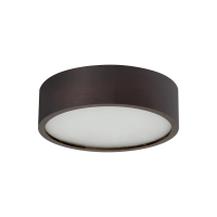 Plafon drewniany JASMIN 270-WE okrągła 27cm wenge 1XE27 | 23120 Kanlux