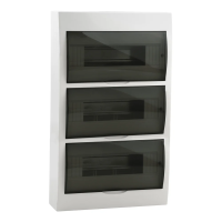 Rozdzielnica natynkowa DB312S 3X12P/SMD dł. 307 szer.100 wys.470 kolor biały/szary 5 lat Gwar. | 3836 Kanlux