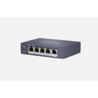 Niezarządzalny switch Hi-PoE DS-3E0505HP-E warstwy 2 (L2), posiadający 3 port × gigabit PoE, 1 port | 301801511 Hikvision Poland