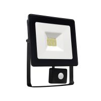 Naświetlacz LED slim NOCTIS LUX SMD 120st 230V 10W IP65 WW WALLWASHER black with sensor | SLI029024WW_CZUJNIK Wojnarowscy