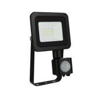 Oprawa naświetlacz LED z czujnikiem ruchu NOCTIS LUX 2 SMD 10W 850lm 4000K NW IP65 czarny | SLI029037NW_CZUJNIK Wojnarowscy