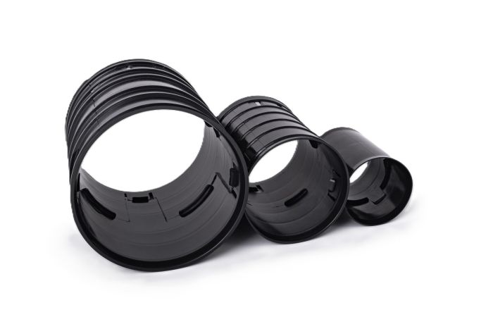 Złączka do rur dwuwarstwowych karbowanych ZRD 75 | 10203 TT Plast