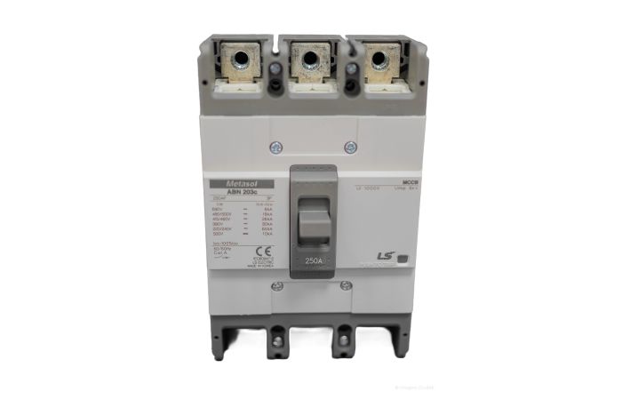 Wyłącznik mocy (kompaktowy) ABN 203c 250A 3P nienastawialny wyzwalacz termiczny i zwarciowy | ABN 203C 250A Aniro