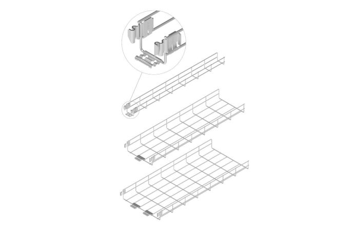 Korytko siatkowe KDS/KDSO60H60/3, (3m) | 970106 Baks