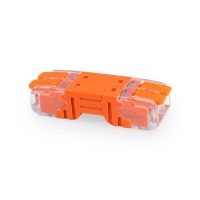 Szybkozłączka z dźwigniąCMK-642 przelotowa,dwuczęś,łączeni 2 przewody 2x0,2-2,5mm2 24A 450V (10szt) | 39.642 Elektro-Plast Opatówek