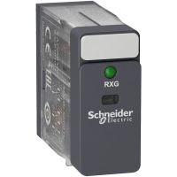 Przekaźnik interfejsowy ze standardową obudową oraz LED 220V AC, 5A, 2 styki C/O Zelio Relay | RXG23M7 Schneider Electric