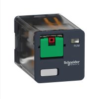 Przekaźnik z przyciskiem test 2C/O 10A, 120V AC Zelio Relay | RUMC21F7 Schneider Electric