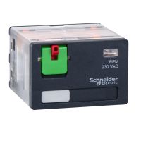 Przekaźnik wtykowy 15A, styk 4C/O, 230V AC Zelio Relay | RPM41P7 Schneider Electric