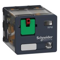 Przekaźnik mocy z legendą, drzwiczkami i LED 15A, 3C/O, 24V AC Zelio Relay | RPM32B7 Schneider Electric