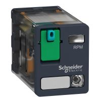 Przekaźnik mocy 15A, 2C/O, LED, 12V DC Zelio Relay | RPM22JD Schneider Electric