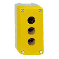 KASETA NA 3 PRZYCISKI, ŻÓŁTA POKRYWA | XALK03 Schneider Electric