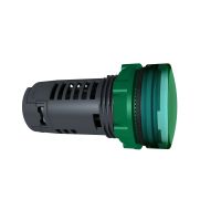 Wskaźnik monolityczny świetlny zielony LED 110-120V AC plastikowy Harmony XB5 | XB5EVG3 Schneider Electric