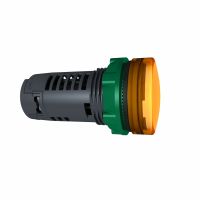 Wskaźnik monolityczny pomarańczowy czerwony LED 110-120V AC plastikowy Harmony XB5 | XB5EVG5 Schneider Electric