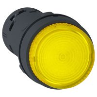 Przycisk żółty z samoczynnym powrotem bez oznaczenia LED 24V Harmony XB7 | XB7NW38B1 Schneider Electric