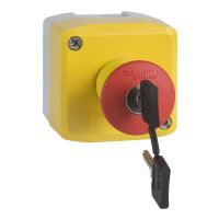 Stacja sterująca z przyciskiem grzybkowym Fi 40 Harmony XALD | XALK188E Schneider Electric