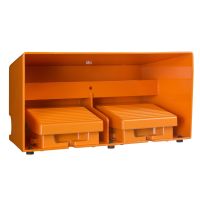 Wyłącznik nożny podwójny POM IP66 bez zatrzasków | XPER3110D Schneider Electric