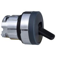 Napęd przełącznika 2-pozycyjny czarny samopowrotny dżwigniowy metalowy, Harmony XB4 | ZB4BD48 Schneider Electric