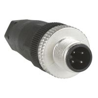 Złącze wtykowe męskie M12 proste metalowe | XZCC12MDM40B Telemecanique Sensors
