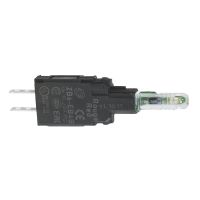 Korpus przycisku z elementem świetlnym zielony 12…24V LED standardowy Faston Harmony XB6 | ZB6EB3B Schneider Electric