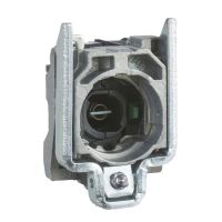 Korpus przycisku na element świetlny bez lampki BA9s 250V metalowy 1NC Harmony XB4 | ZB4BW062 Schneider Electric
