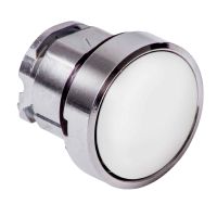 Napęd przycisku płaski biały push-push bez podświetlenia metalowy bez oznaczenia Harmony XB4 | ZB4BH01 Schneider Electric