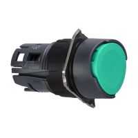 Przycisk płaski zielony samopowrotny bez podświetlenia plastikowy okrągły Harmony XB6 | ZB6AA3 Schneider Electric