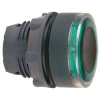 Główka przycisku z samopowrotem,podświetlany pierścień zielona plastikowa Harmony XB5 | ZB5AW933 Schneider Electric