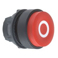 Główka przycisku wystającego z samopowrotem, biała z oznaczeniem plastikowa Harmony XB5 | ZB5AL432 Schneider Electric