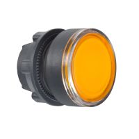 Główka przycisku płaskiego z mechanizmem push-push pomarańczowa LED plastikowa Harmony XB5 | ZB5AH053 Schneider Electric