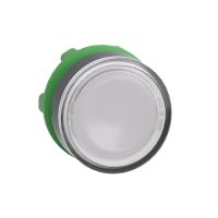Napęd przycisku podświetlany z samopowrotem LED kryty, biały Harmony XB5 | ZB5AA18 Schneider Electric