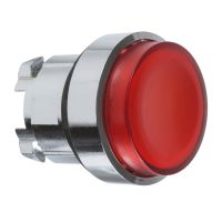 Napęd przycisku podświetlany LED neon wystający, czerwony | ZB4BW14 Schneider Electric