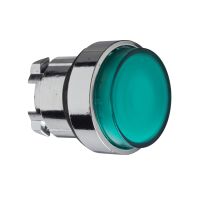 Napęd przycisku podświetlany LED neon wystający, zielony | ZB4BW133 Schneider Electric