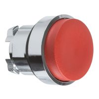 Napęd przycisku wystający czerwony push-push bez podśw. metalowy bez oznaczenia Harmony XB4 | ZB4BH4 Schneider Electric