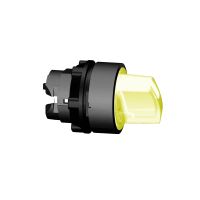 Główka przełącznika 3 pozycyjnego z samopowrotem LED pomarańczowa plastikowa Harmony XB5 | ZB5AK1553 Schneider Electric