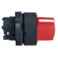 Główka przełącznika 2 pozycyjnego czerwony plastikowa Harmony XB5 | ZB5AD204 Schneider Electric