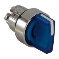 Napęd przełącznika 3-pozycyjny niebieski z lewej do środka LED metalowy typowa Harmony XB4 | ZB4BK1763 Schneider Electric