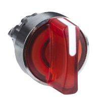 Napęd przełącznika 3-pozycyjny czerwony w lewo LED metalowy typowa Harmony XB4 | ZB4BK1443 Schneider Electric
