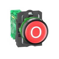 Nadajnik Fi-22mm czerwony "O" okrągły plastikowy Harmony XB5 | ZB5RTA432 Schneider Electric