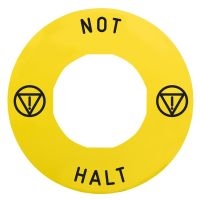 Etykieta do e-stop "NOT-HALT", Harmony XB4 | ZBY9230T Schneider Electric