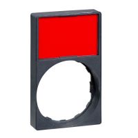 Ramka 30x50mm do mocowania etykiet o wymiarach 18x27mm Harmony XB4 | ZBY6H101 Schneider Electric