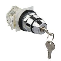 Przełącznik z kluczem 2-położeniowy 600VAC 10AMP 30MM K | 9001KS11K1H13 Schneider Electric