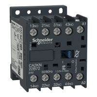 Stycznik pomocniczy miniaturowy TeSys K 2NO 2NC cewka 110V AC zaciski skrzynkowe | CA2KN22F72 Schneider Electric